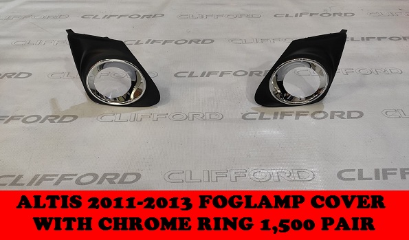 FOGLAMP COVER WITH CHROME RING ALTIS 2011-2013 